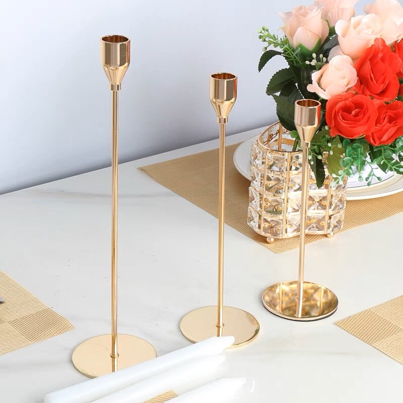 Brown Mixed Taper Candles (Scented)