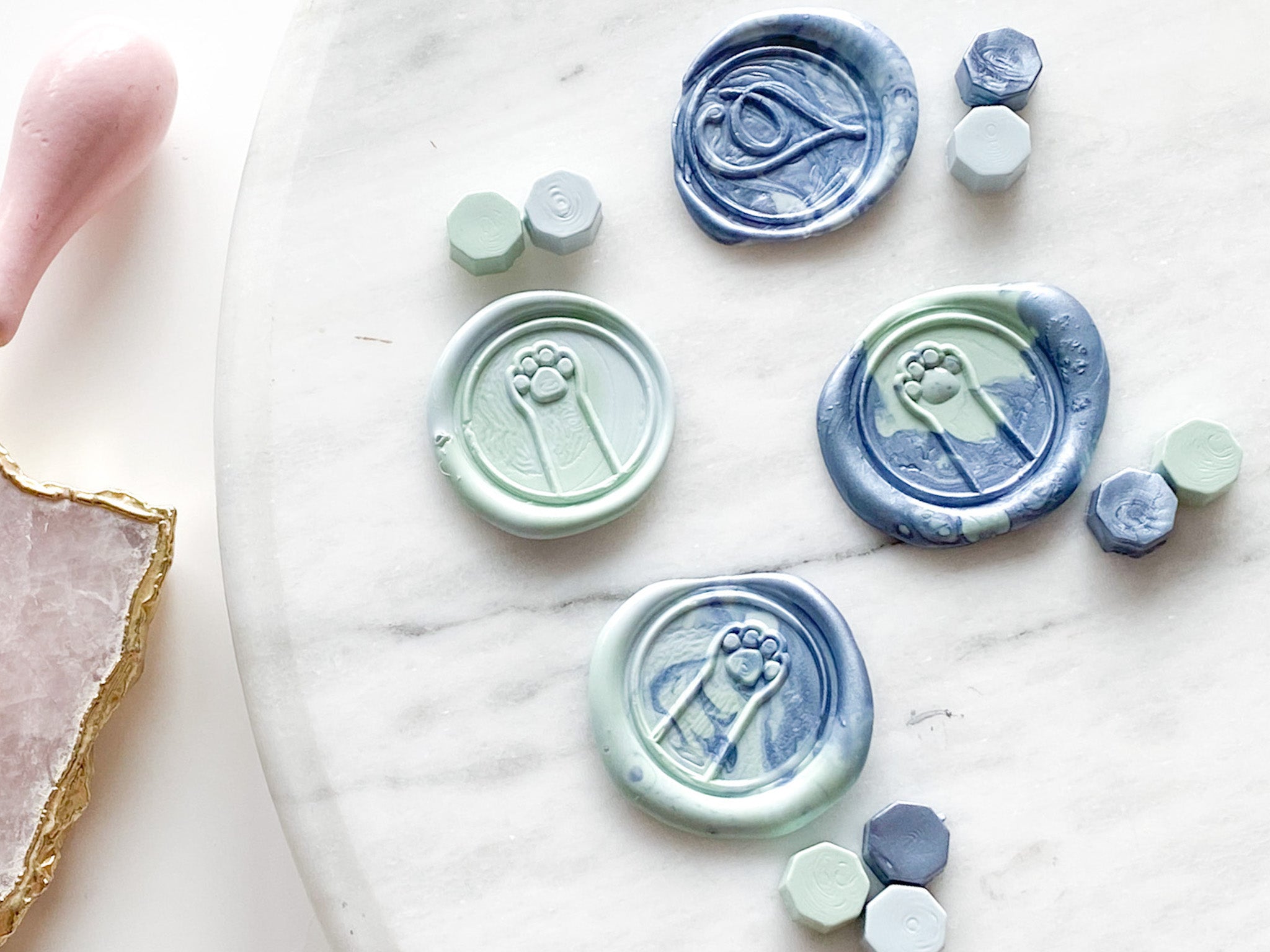 Annabelle Mixed Wax Seal Beads (100 beads)