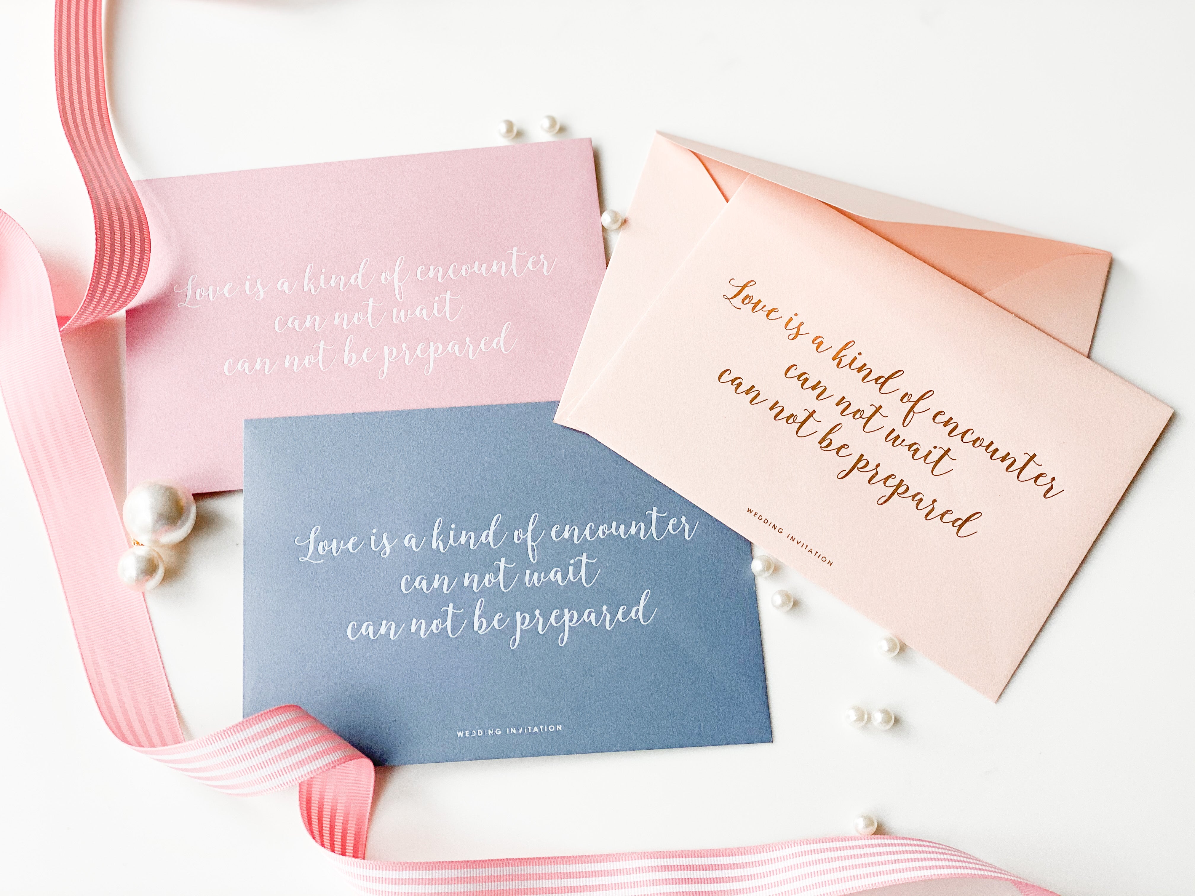 Wedding Invitation Envelope (3pcs)