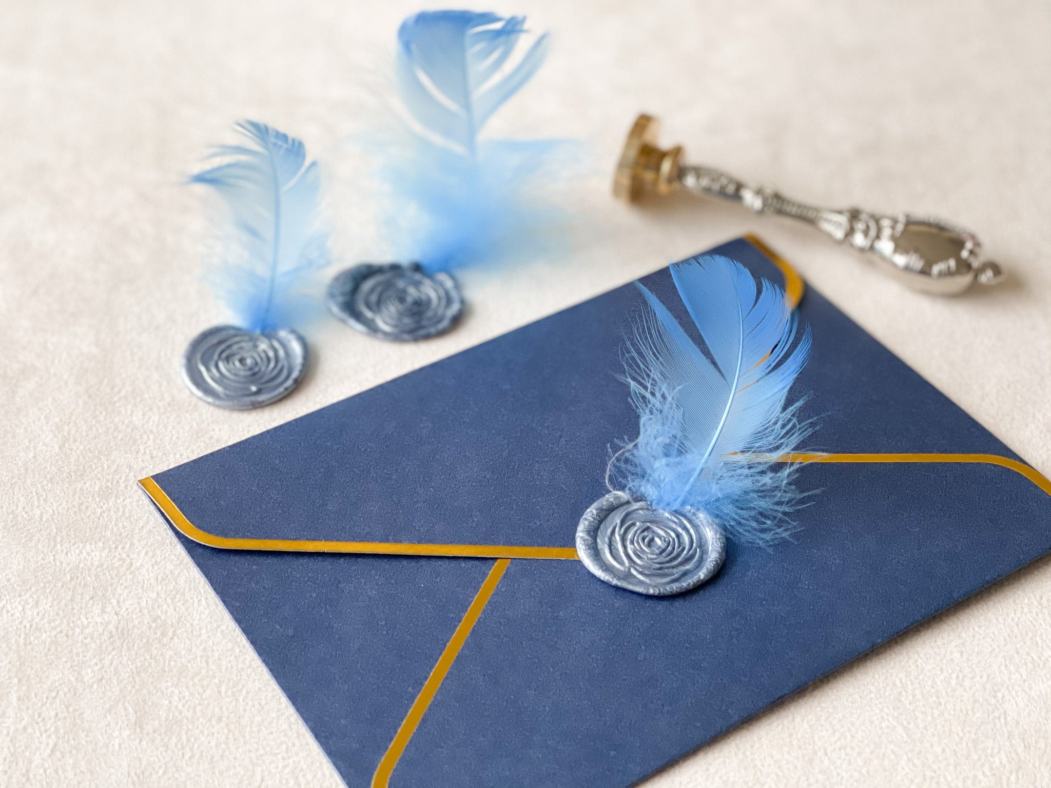 Decorative Feathers for wax seals