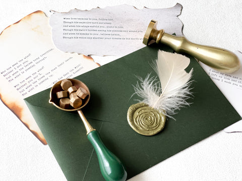 Decorative Feathers for wax seals