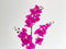 Artificial Orchid Flower Arrangement in White Vase