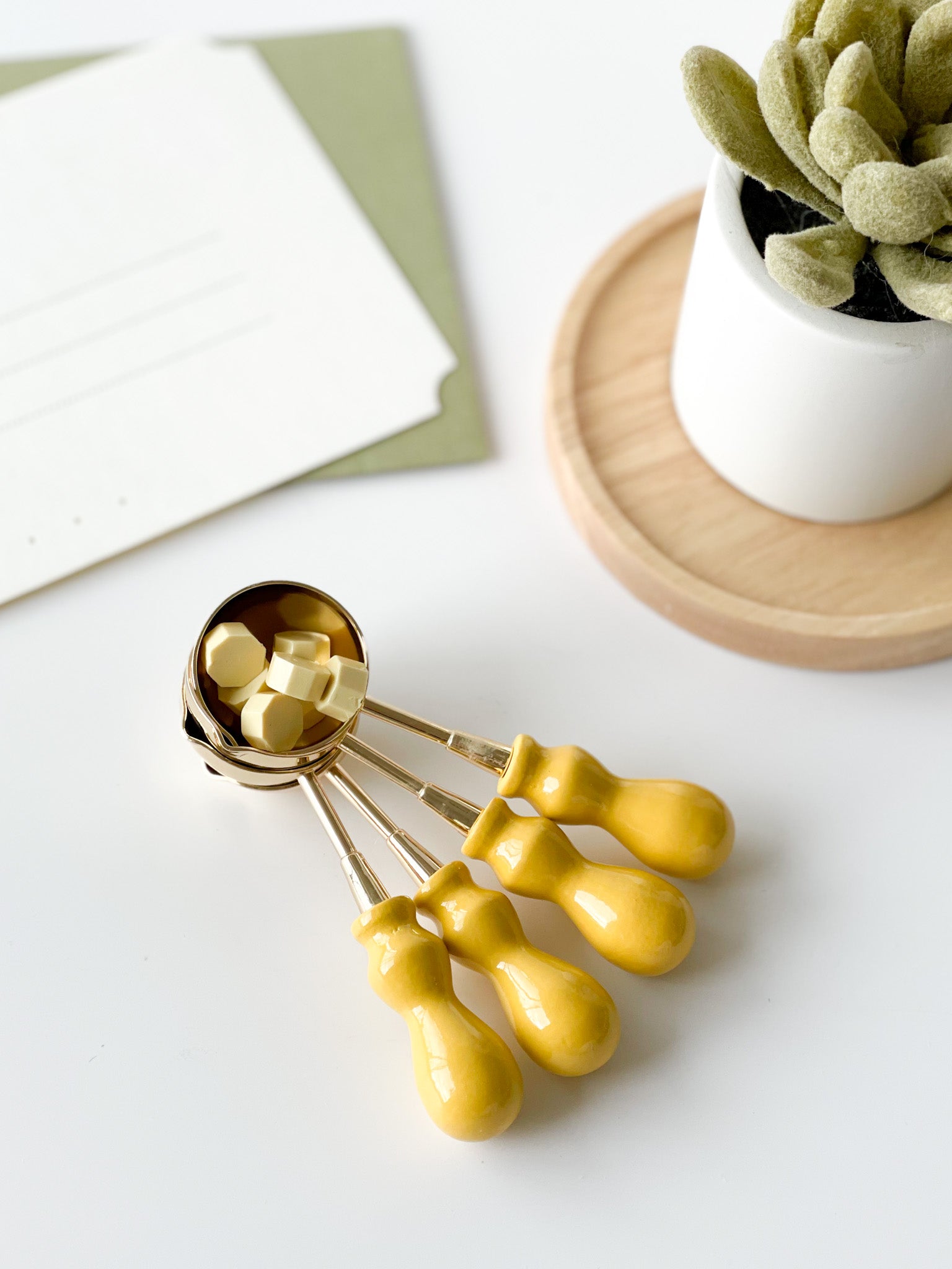 Coloured Wax Melting Spoons