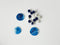 Mixed Jade Blue Wax Beads (100 beads)
