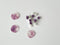 Mixed Jade Purple Wax Beads (100 beads)