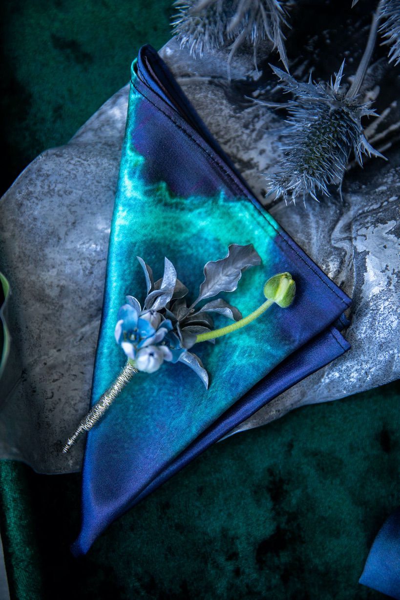 Poseidon Pocket Square