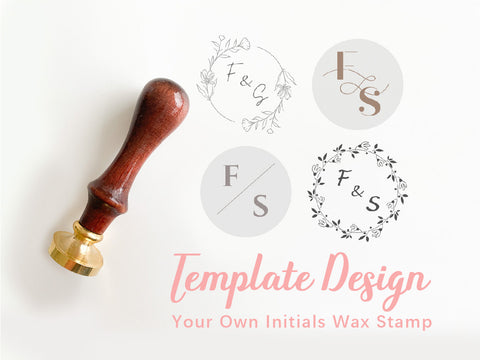 Initial Wax Seal Stamp