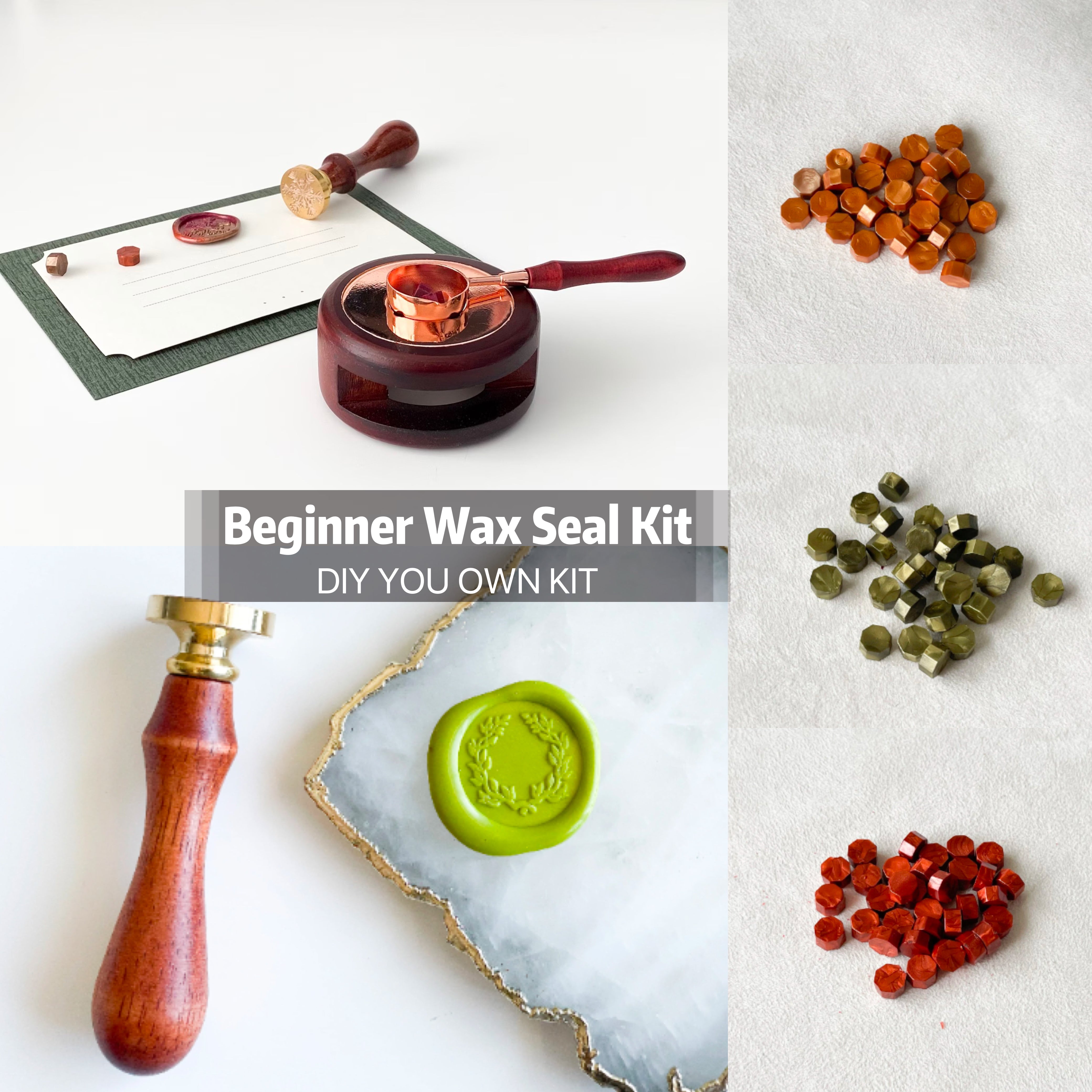 Beginner Wax Seal Kit (Wreath)