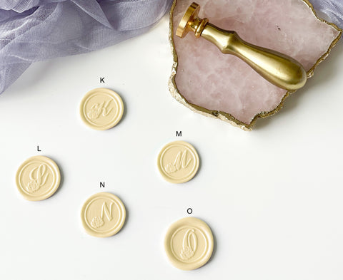 Rose Letter Wax Seal Stamp