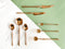 Modern Rose Gold Cutlery