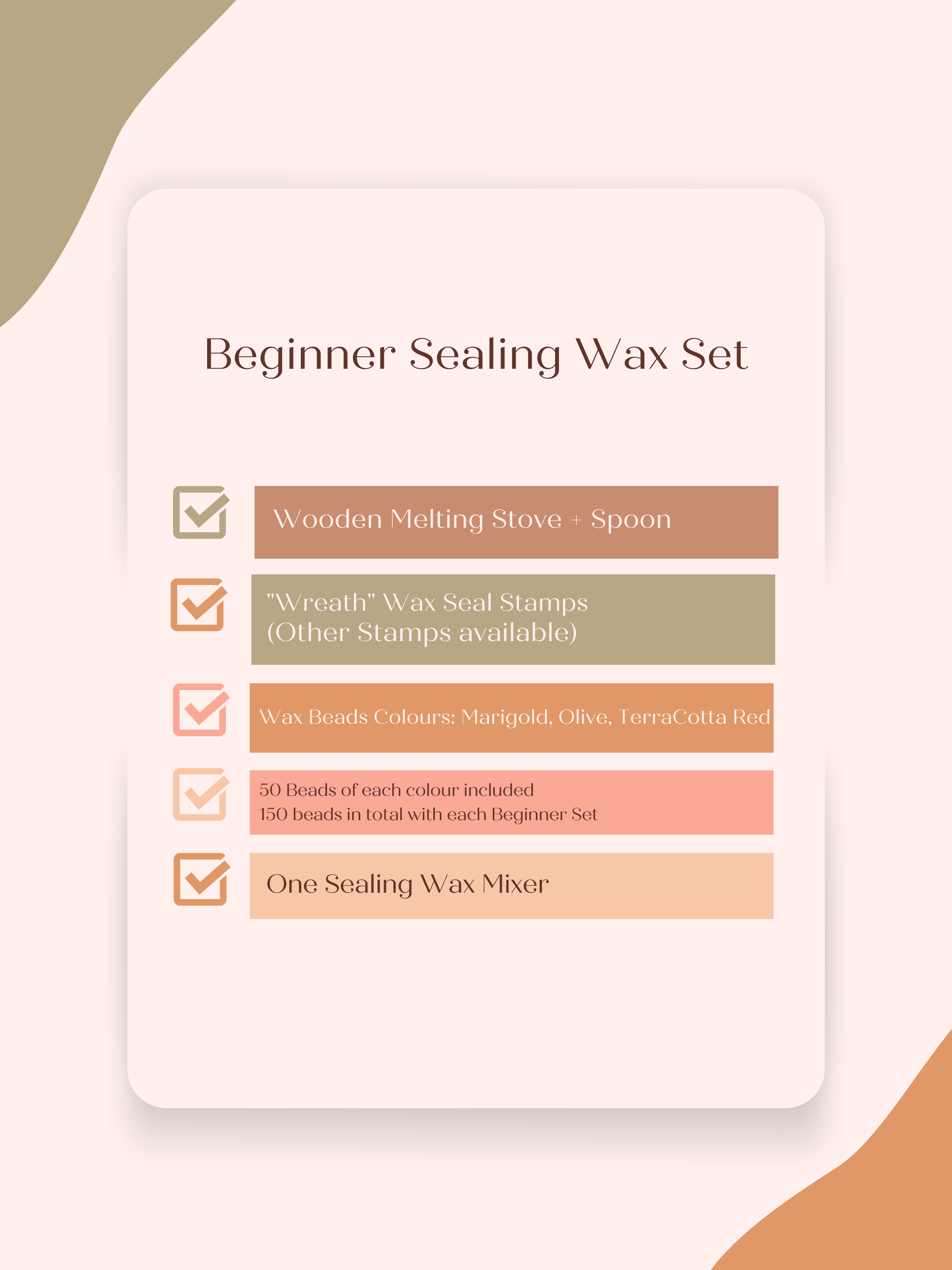 Beginner Wax Seal Kit (Wreath)